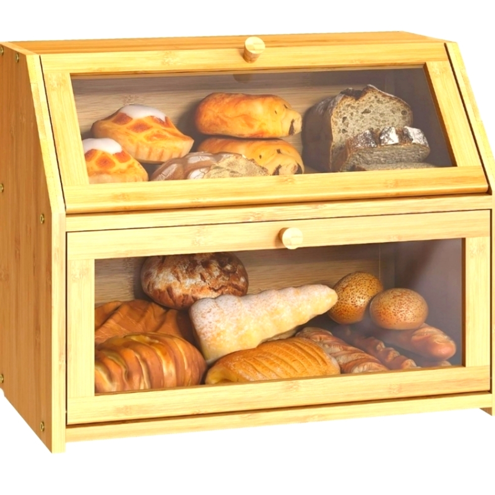 Bamboo bread box